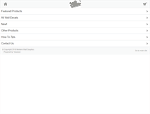 Tablet Screenshot of modernwallgraphics.com